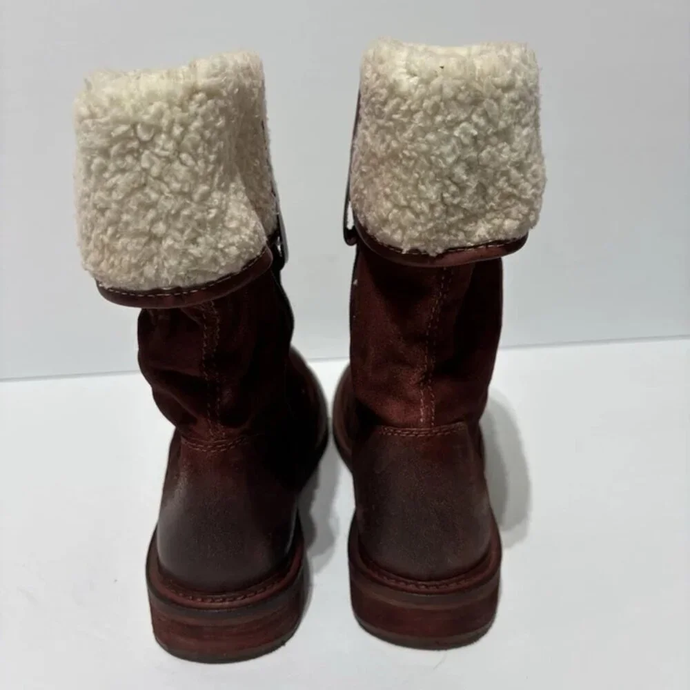 Vintage Foundry Co. Women’s Trina Red Winter Boots, Size 7 M